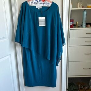 Women’s brand new with tags XL beautiful midi dress  blue